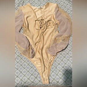 Gold and Cream One Piece